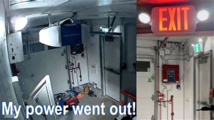 What happens if power goes out while in elevator?