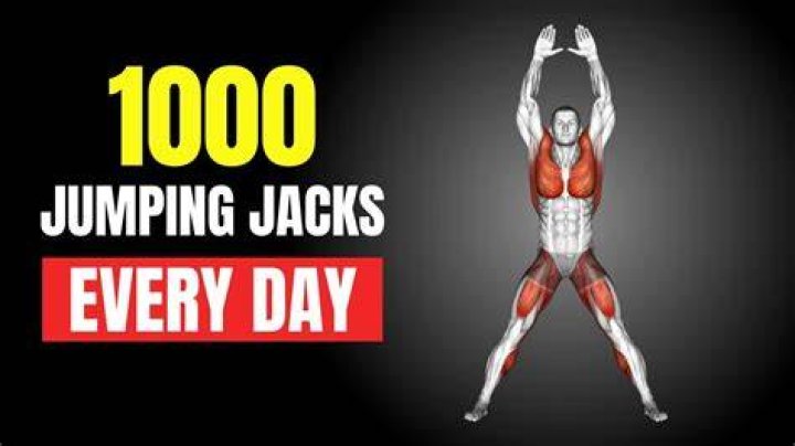 What happens if you do 100 jumping jacks?