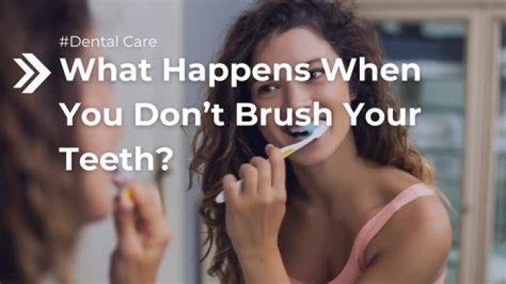 What happens if you don't brush your gum line?