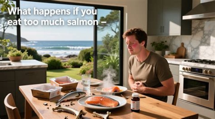 What happens if you eat too much salmon?