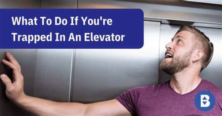 What happens if you get trapped in an elevator?