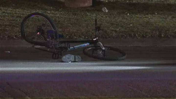 What happens if you hit a person on a bike?
