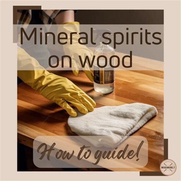 What happens if you put mineral spirits on wood?