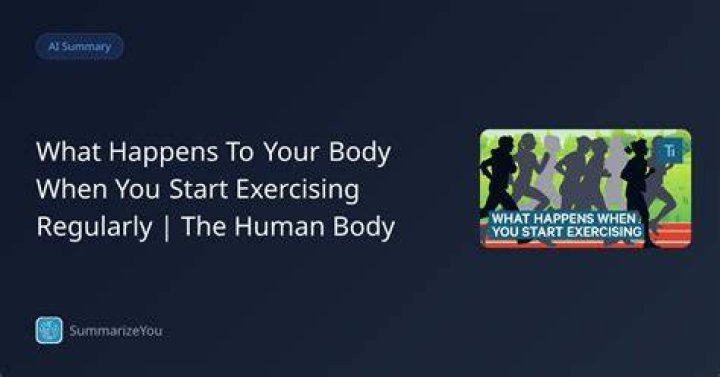 What happens to your body when you start exercising regularly?