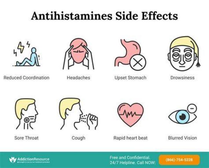 What happens when you stop taking antihistamines?