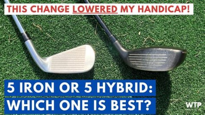What hybrid is equivalent to a 5 iron?