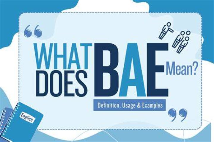 What is a BAE in slang?