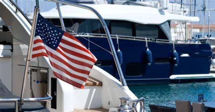 What is a flag on a boat called?