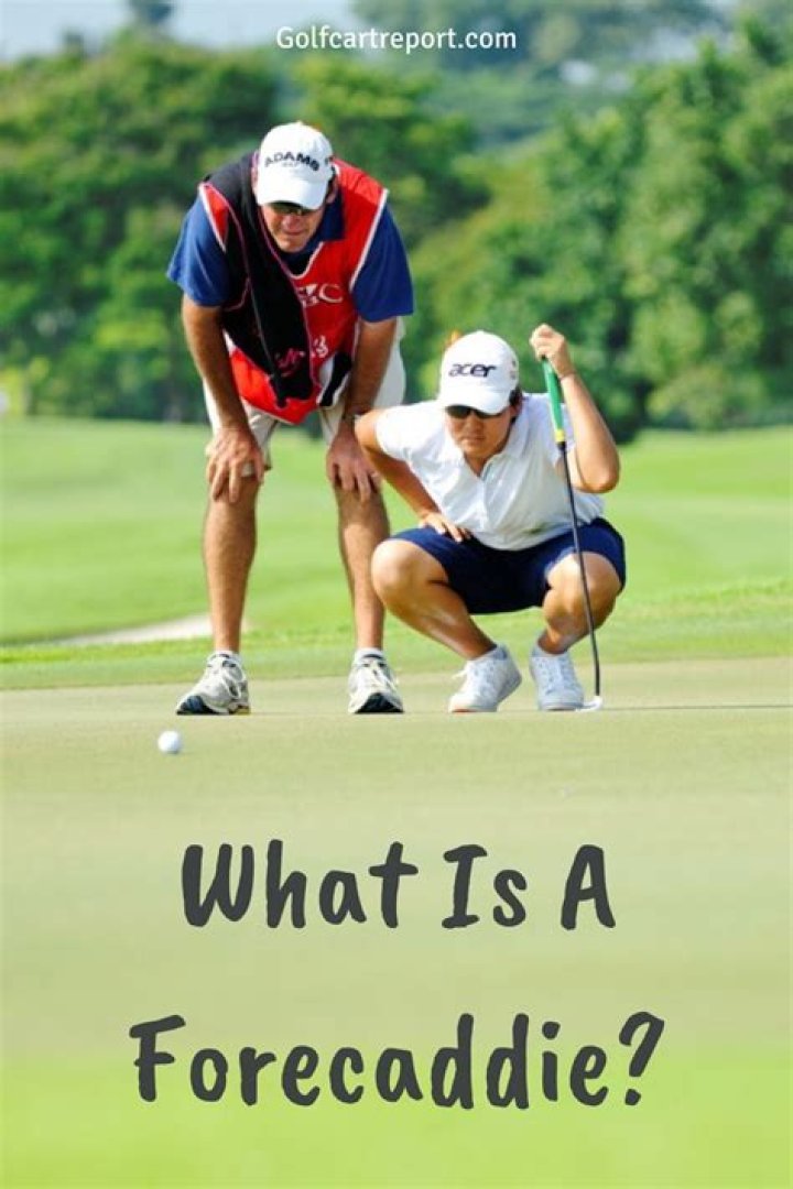 What is a Forecaddie vs caddie?