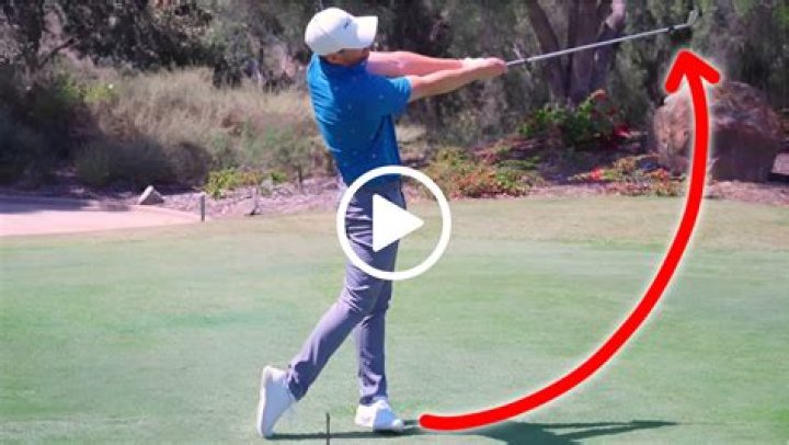 What is a golf knock down shot?