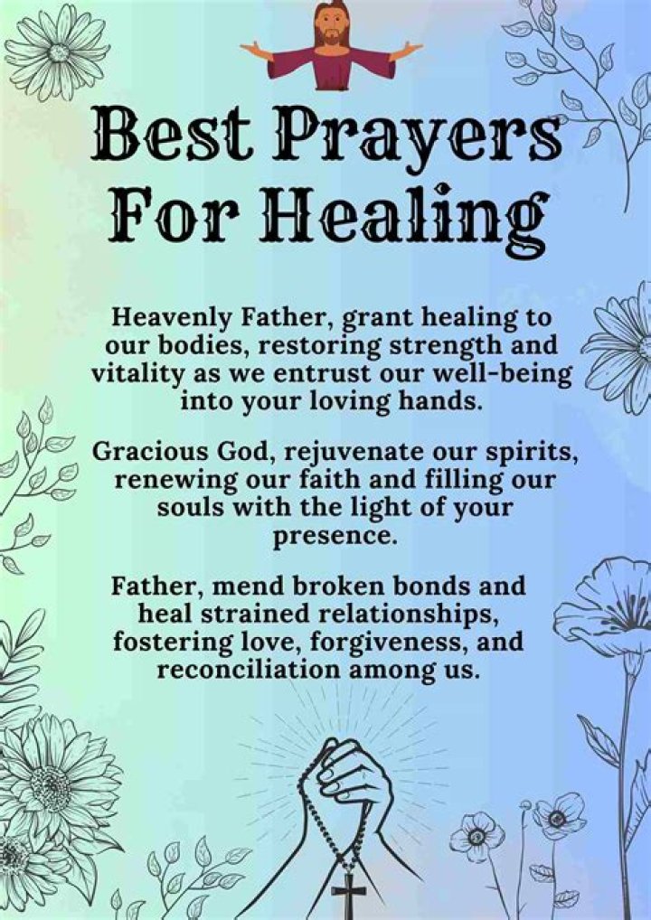 What is a good prayer for healing?