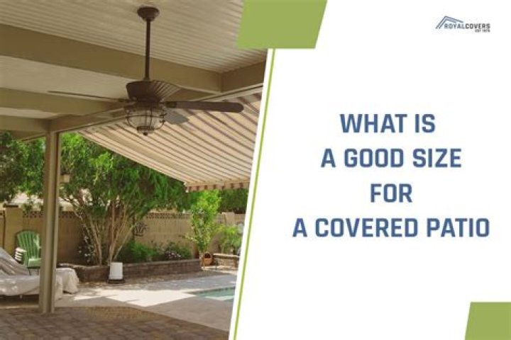What is a good size for a pergola?