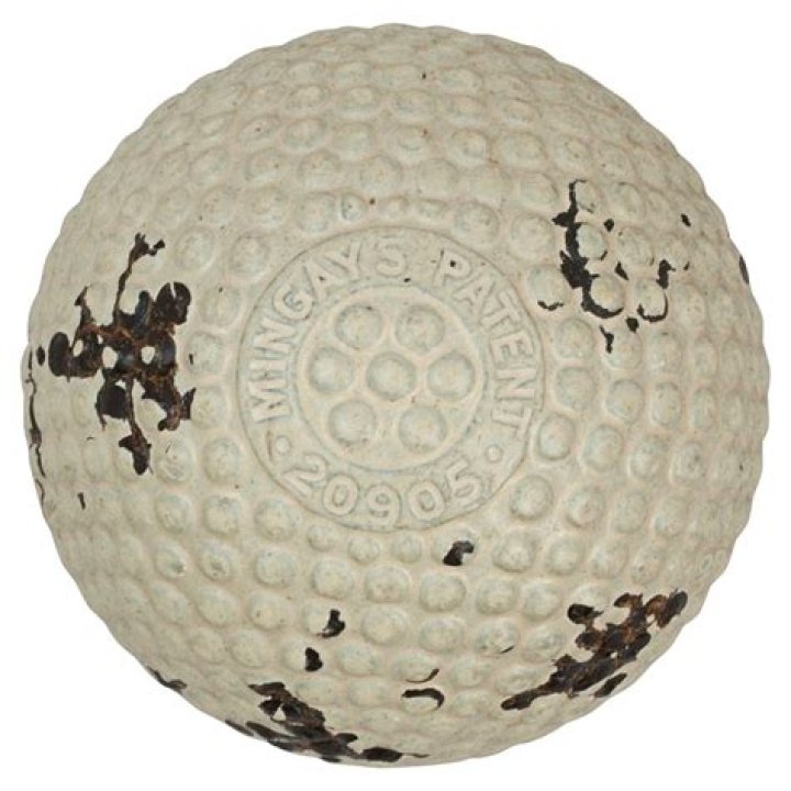 What is a gutta percha golf ball?