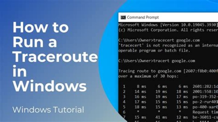 What is a IP traceroute?