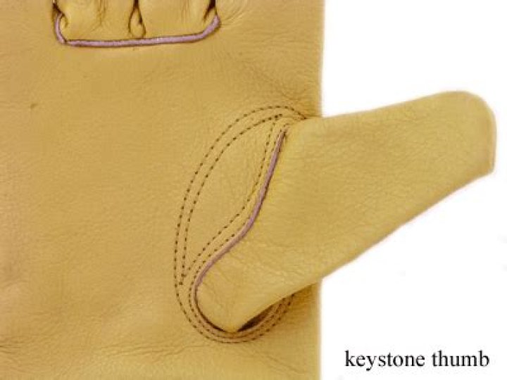 What is a keystone thumb?