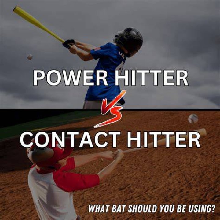 What is a power hitter vs contact hitter?