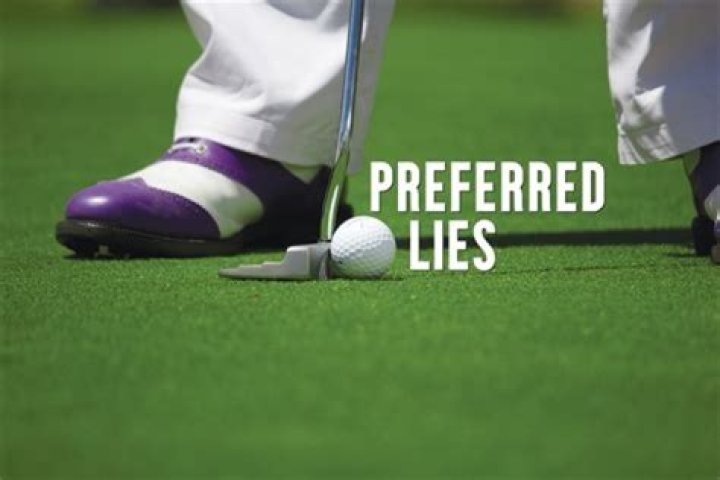 What is a preferred lies rule in golf?