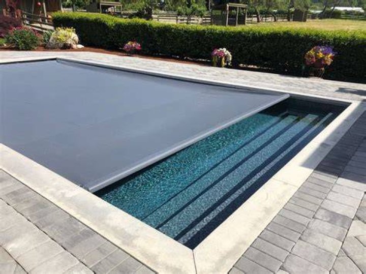 What is a recessed pool?