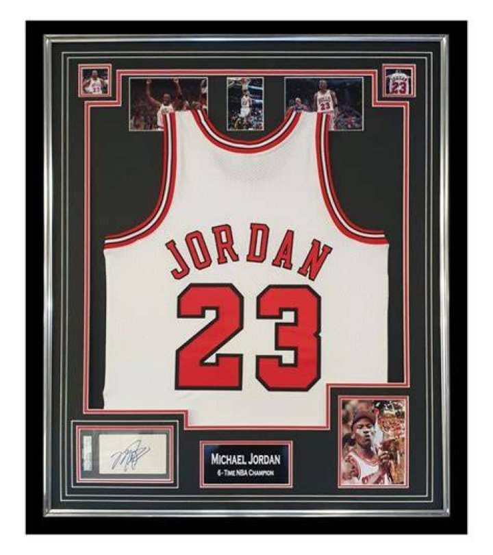 What is a signed Michael Jordan jersey worth?