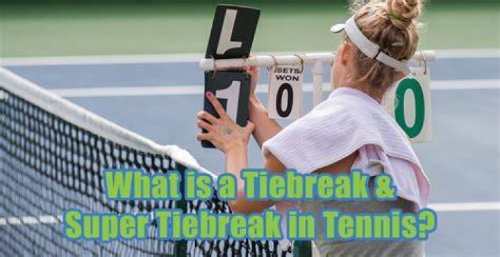 What is a super tie break?