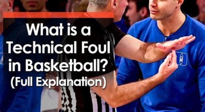 What is a technical foul in?