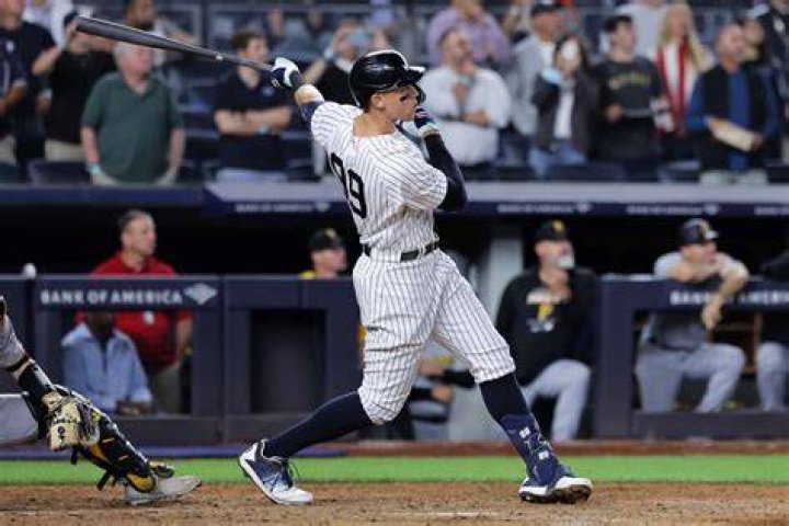 What is Aaron judge exit velocity?