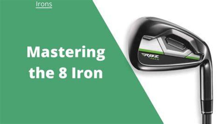 What is an 8 iron used for?