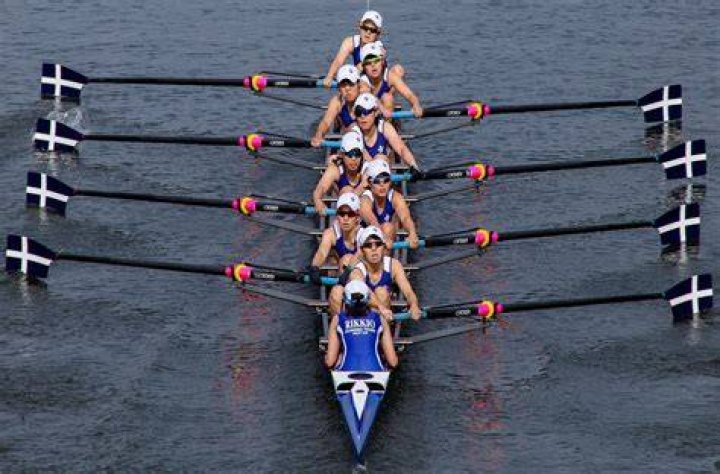 What is an 8 person rowing boat called?