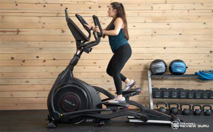 What is an advantage of using an elliptical machine instead of a treadmill?