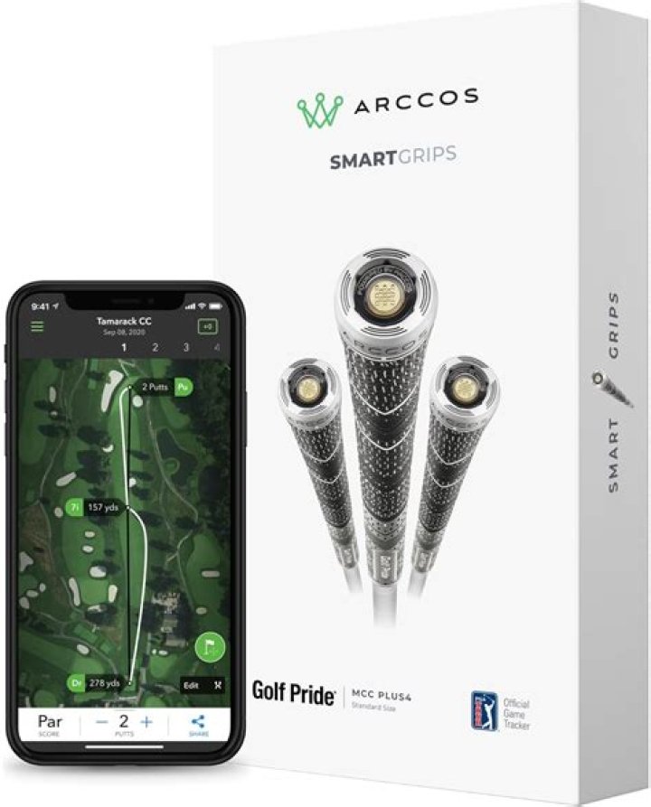 What is Arccos Caddie smart grips?