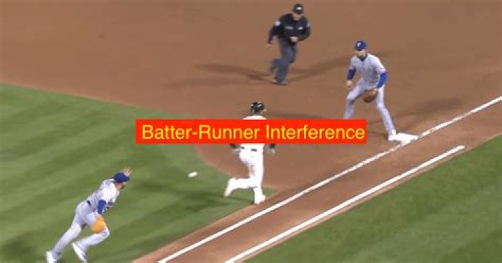 What is base runner interference?