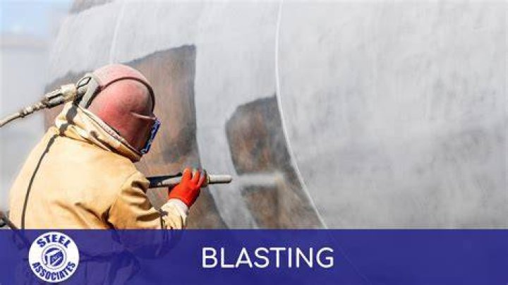 What is blasting in painting?