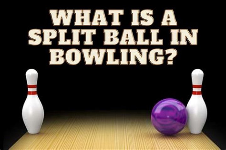 What is considered a split in bowling?
