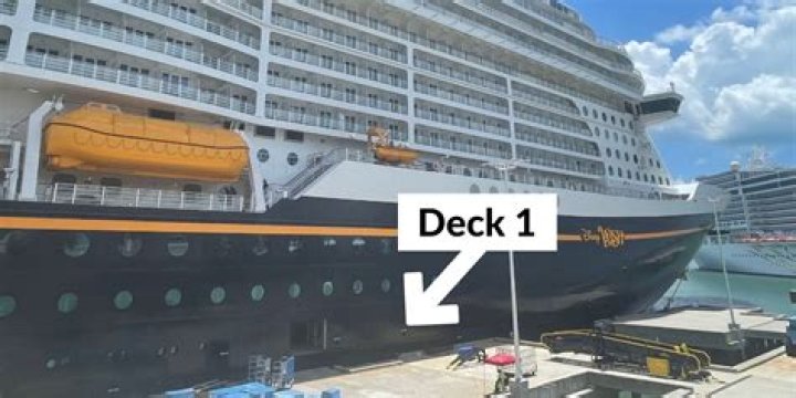 What is deck 1 on a cruise ship?