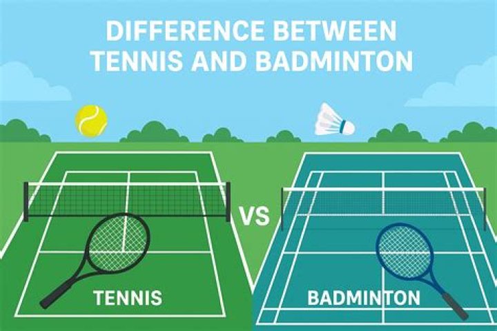 What is difference between badminton and shuttlecock?
