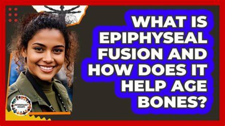 What is epiphyseal fusion?