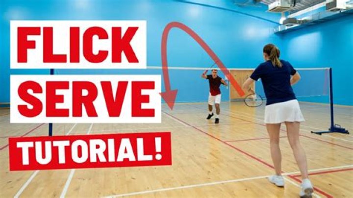 What is flick in badminton?