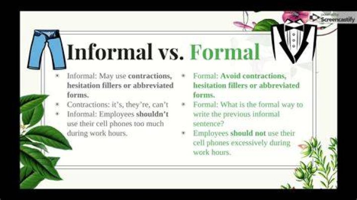 What is formal tone in writing?