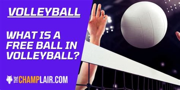 What is free ball in volleyball?
