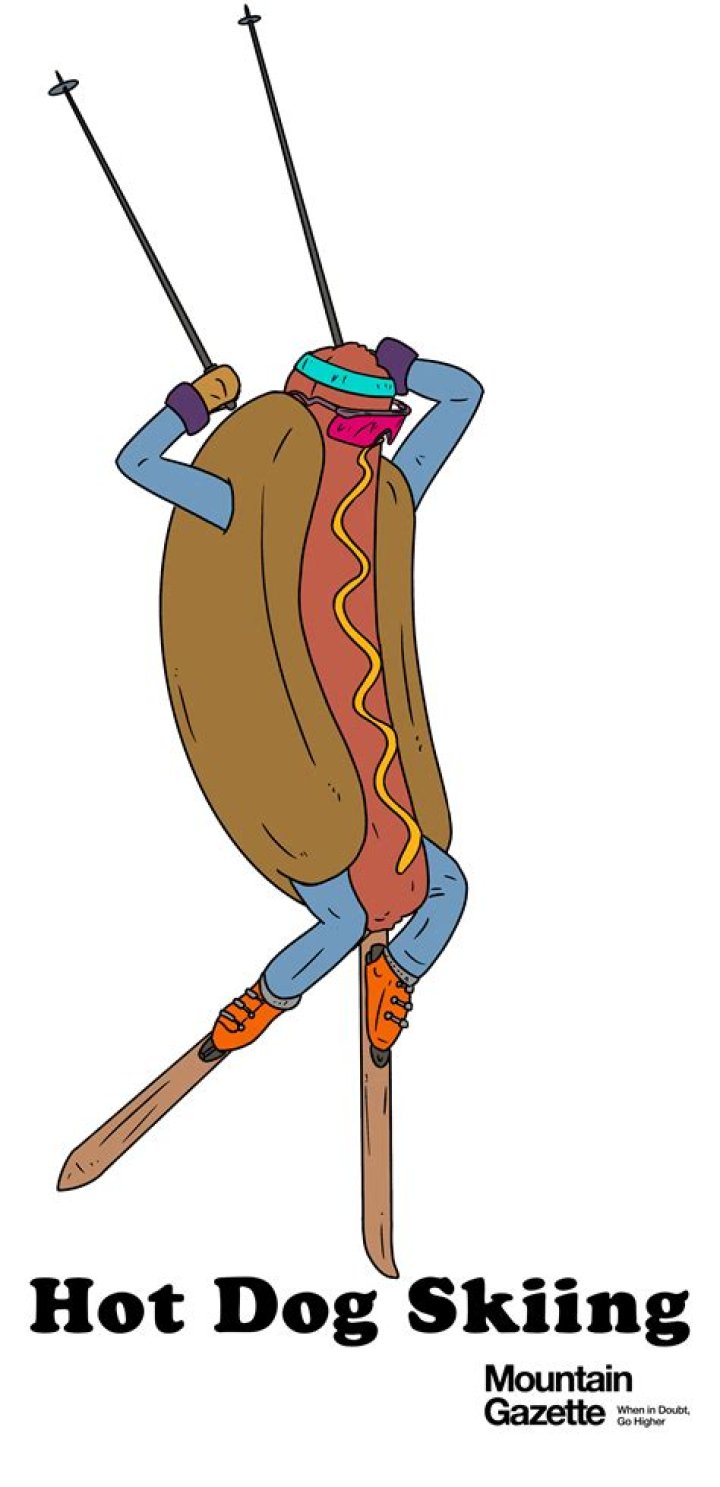 What is hot dog skiing?
