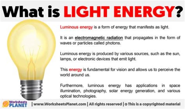 What is light energy?