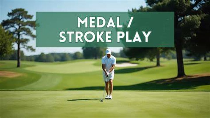 What is medal play format in golf?