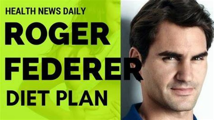 What is Roger Federer diet?