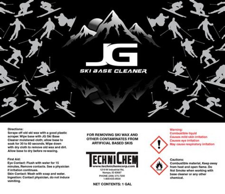 What is ski base cleaner made of?