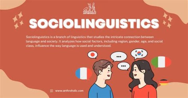 What is social linguistic?