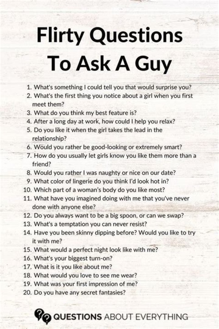What is something flirty to text a guy?