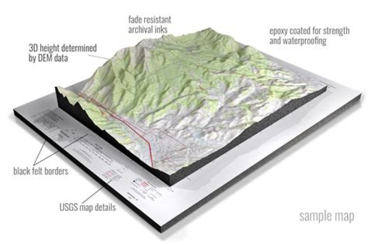 What is steep topography?