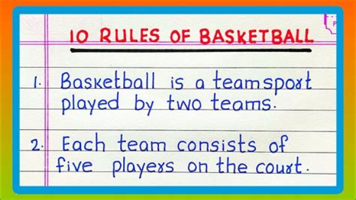 What is the 10 second rule in basketball?
