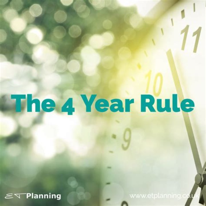 What is the 4 year rule in planning permission?