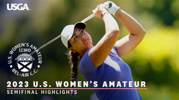 What is the average Amatuer golf score?